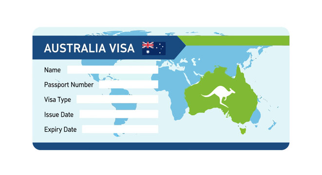 Australia Visa Application Form - Travel Document