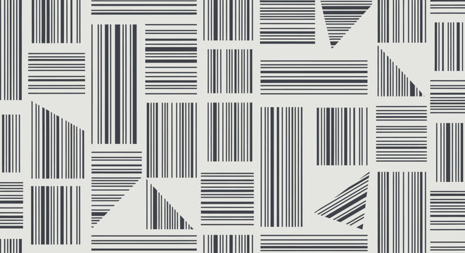 Abstract Barcode Pattern Background - Geometric Lines Texture