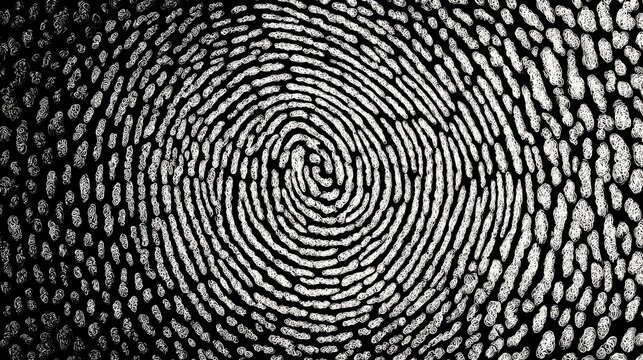 Organic fingerprint pattern with Procreate brush, seamless abstract texture, hand-drawn digital design, flowing lines and soft irregular shapes, minimal artistic style, modern illustration concept