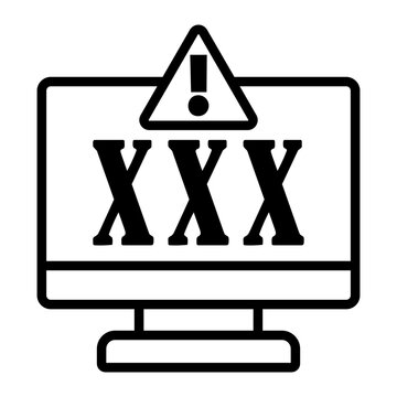 restricted Line Icon