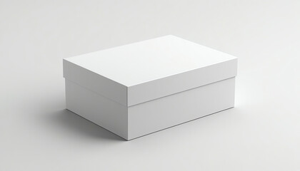 Fototapeta premium White Box mockup. 3d rendering