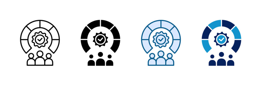 Velocity Tracking Icon Set Multiple Style Collection