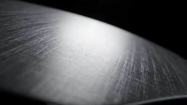 Closeup of a dark textured surface with a bright light reflecting off it creating a dramatic and abstract visual effect