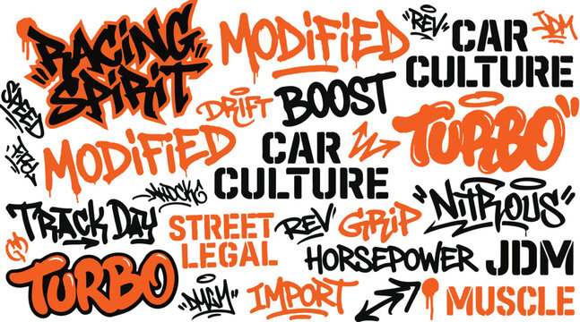 "Trendy font vector illustration on transfer background for modern graphic design and typography projects",