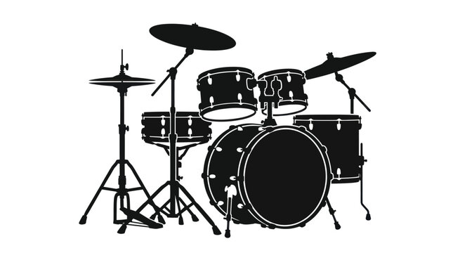Drum Kit Silhouette