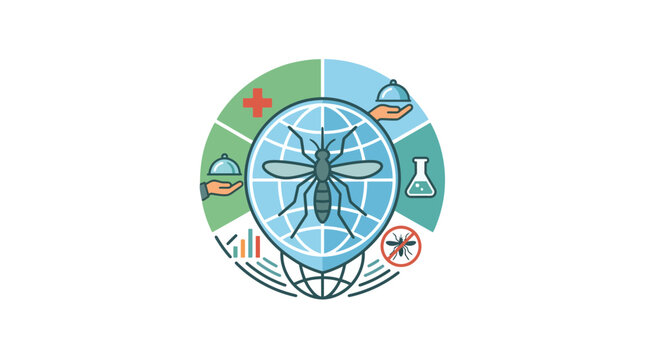 Global Mosquito Borne Disease Prevention and Research Concept