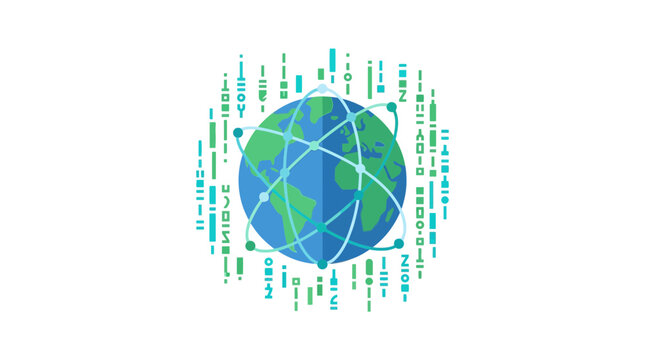 Global Network Data Connectivity Concept