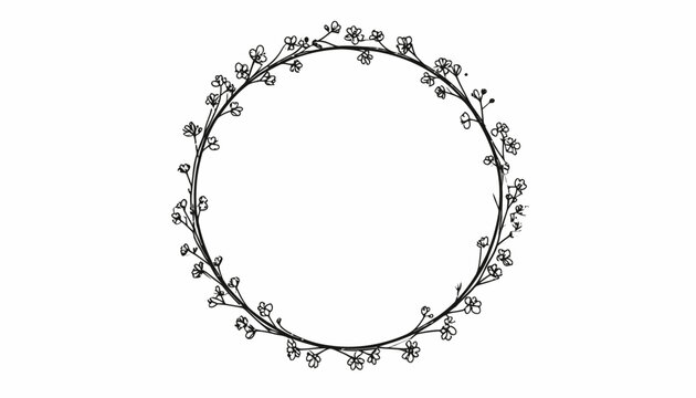 Elegant floral headband with diamonds.