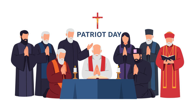 Diverse Religious Leaders United in Offering Prayer and Seeking Spiritual Guidance