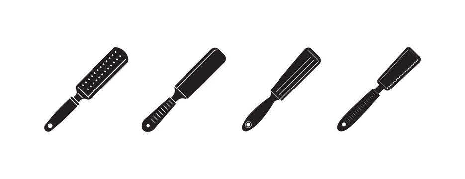 zester  with different blade types on white background for cooking and food preparation