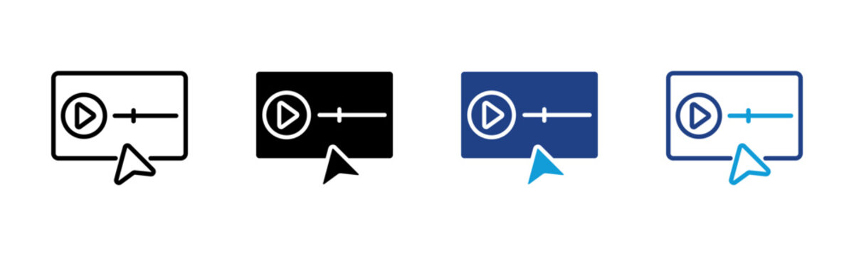 View Demo Web icon with multiple style collection