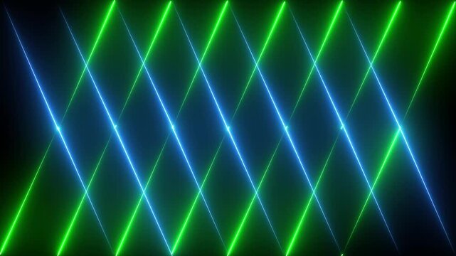 Abstract neon glowing line icon animation . 4k animation Horizontal glowing colorful neon line animation .Neon color lines as colorful laser wallpaper.