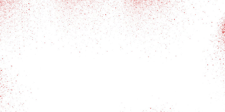 Red powder, scattered particles, abstract background, texture