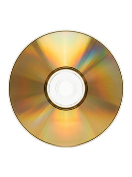 Gold Shiny CD DVD Disc PNG Transparent Background Compact Disc Music Audio Data Storage Media Technology Isolated High Resolution Clipart