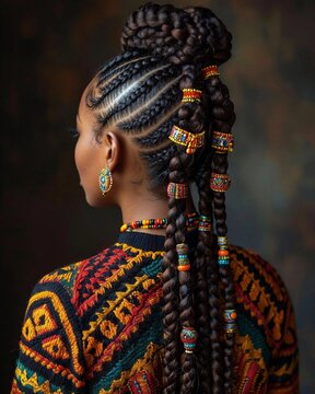 Long braided hairstyle french braid tutorial