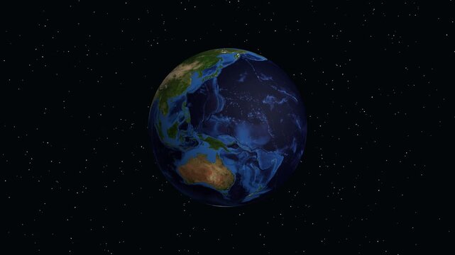 Earth Zoom Animation Focusing on Liege Belgium with Longitude and Latitude