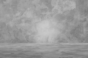 Fototapeta premium Wall interior background, studio and backdrops show products.with shadow from window color white and grey. background for text insertion and presentation product 