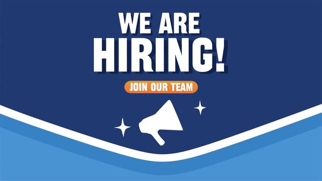 we are hiring, opening job vacancies