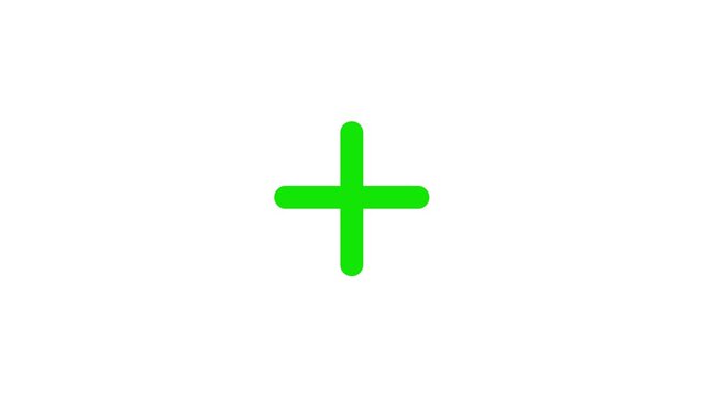 plus sign centered inside suitable for medical and healthcare concepts such as hospitals, clinics, and first aid.