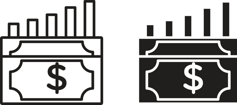 Capital gain icon