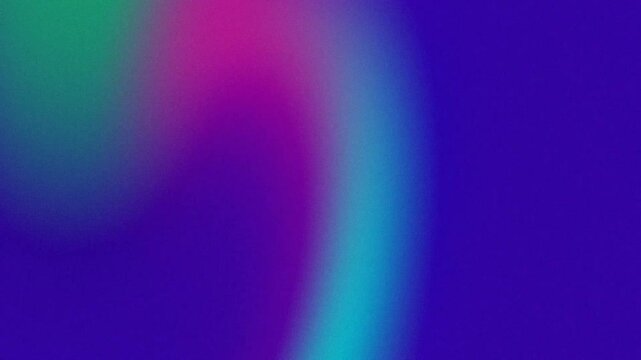 Vibrant mesh gradient background smoothly blending flowing colors in an abstract digital space with lo-fi grainy noise texture neon purple and blue hues