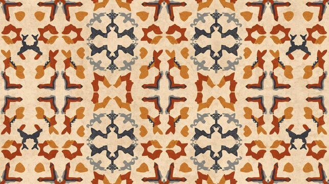 Chakana cross seamless tile