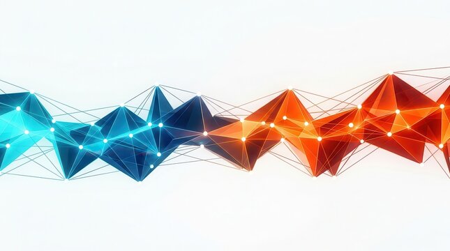 Abstract white background representing a communication technology concept vector.