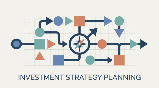 Business Investment Strategy Planning Process Flow.