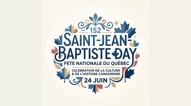 Saint-Jean-Baptiste Day Quebec National Holiday Celebration - Fete Nationale du Quebec