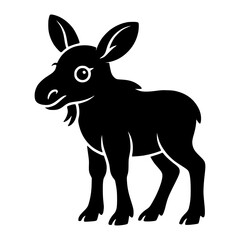 Obraz premium Baby Moose Illustration