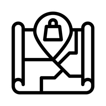 map line icon