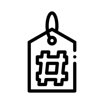 metatag line icon