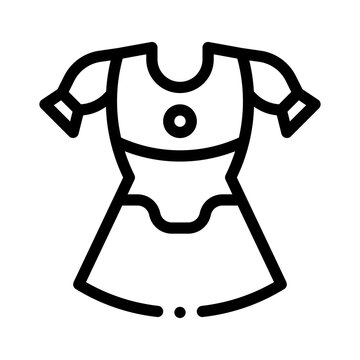 pollera line icon