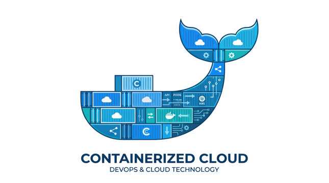 Containerized Cloud Whale: DevOps & Cloud Technology, Docker, Microservices, Data Storage