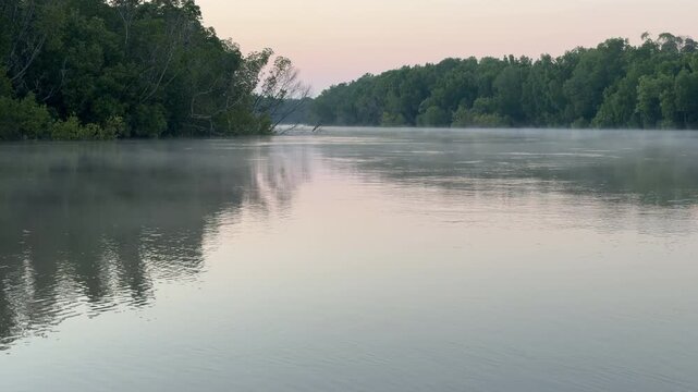 Morning on Adelaide River NT Australia