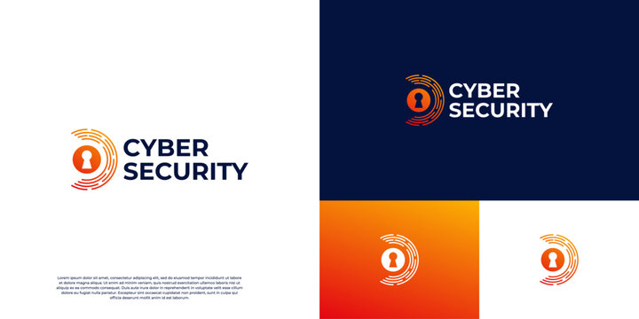 Digital Defense Network Protection Logo Template