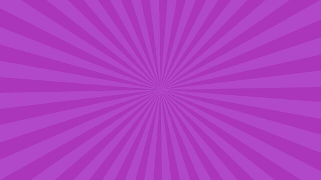 "Abstract Purple Radial Sunburst Motion Graphics Background Loop | Dynamic Rays Animation 4K. Looping 4K stripe animation fits promos