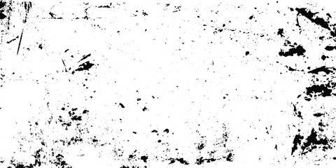 Fototapeta premium Grunge texture background with black splatters and scratches on white vector illustration for creative design projects