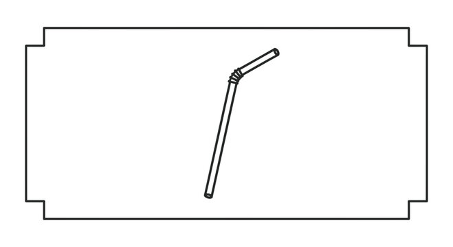 Flexible Drinking Straw with Bendable Joint for Beverages