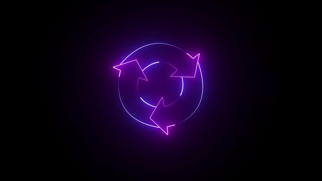 Blue neon glowing light bulb vector illustration with energy light technology space world globe shine effect and modern digital design concept
