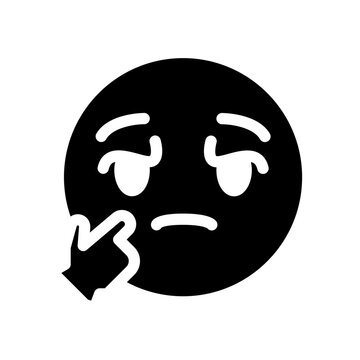 Confused emoji icon