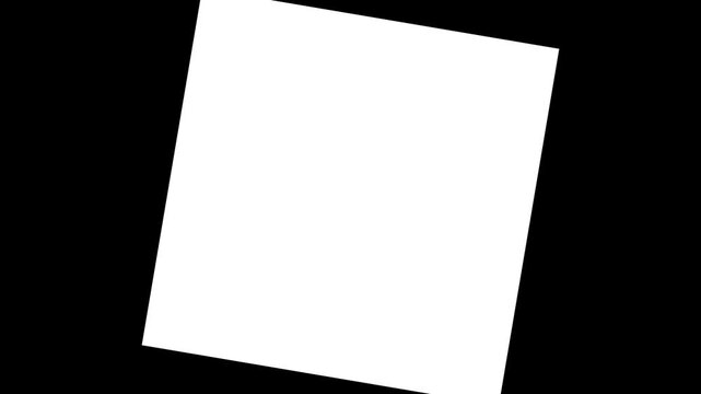 Animated Geometric Luma Matte Mask Transition with Inverted Matte for Compositing