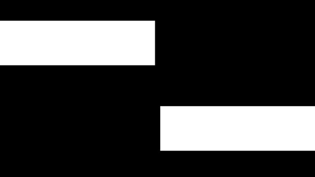 Dynamic Random Rectangular Luma Matte Transition with Inverted Matte Variation for Fast Scene Changes