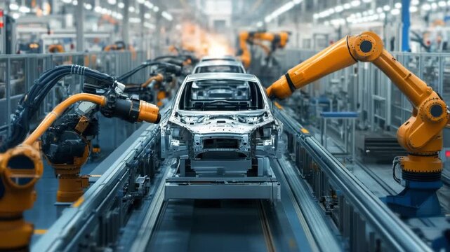 selective focus automated welding and stamping in vehicle manufacturing
