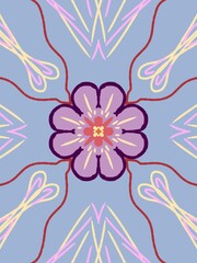 Flower greetings card © Farissa
