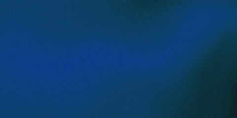 Obraz premium Dark Blue and Teal Grainy Gradient Abstract Texture Background