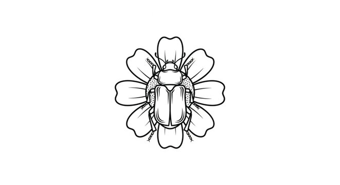 Bee on a flower head.