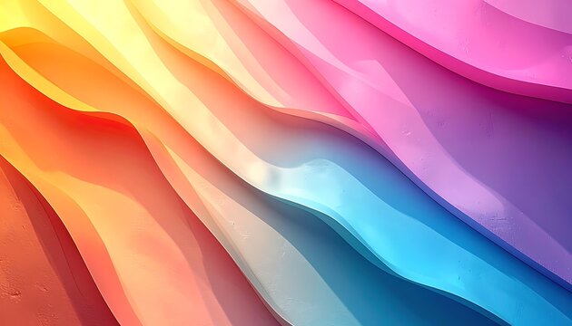 Vibrant colorful wavy abstract background texture.