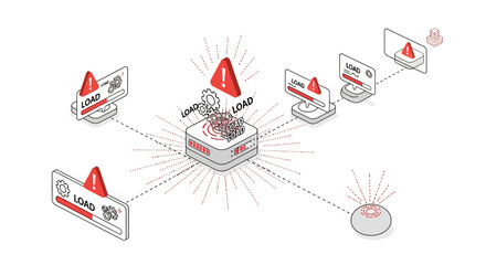 Network security threat alert system. © Khor