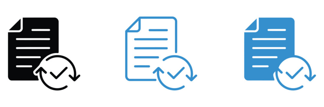 Automated approval icon representing workflow automation, instant verification, process validation, and digital authorization management